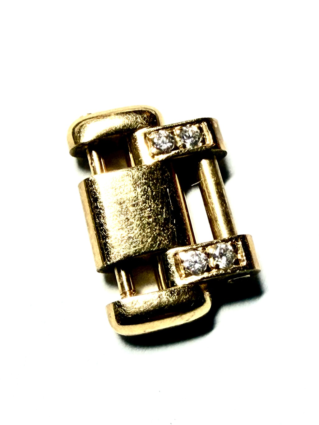 Rolex Masterpiece 13mm Wide 18k Yellow Gold Diamond Complete Watch Link 254g